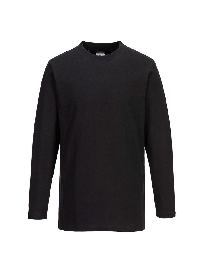Long Sleeve T-Shirt, L, R, Black