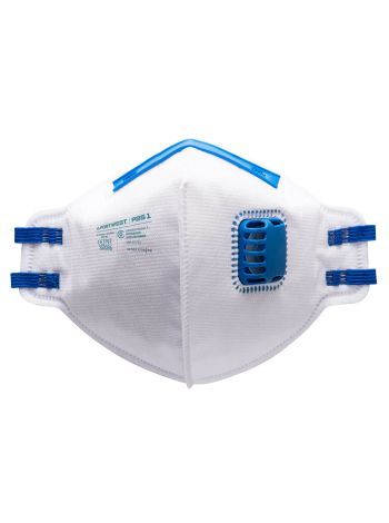 FFP2 Valved Fold Flat Respirator (Pk20), , R, White