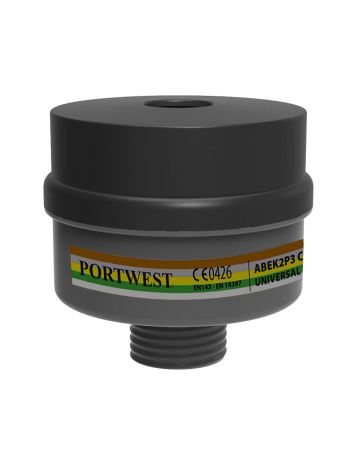 ABEK2P3 Combination Filter Universal Thread (Pk4), , R, Black