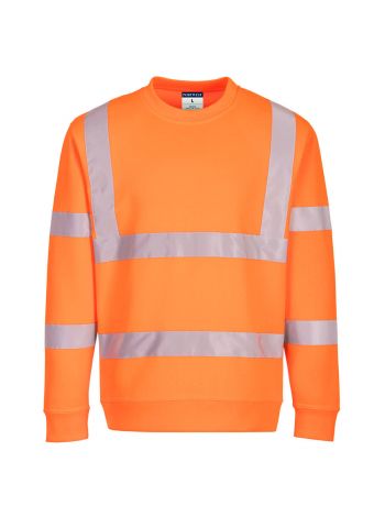 Eco Hi-Vis Sweatshirt, 4XL, R, Orange